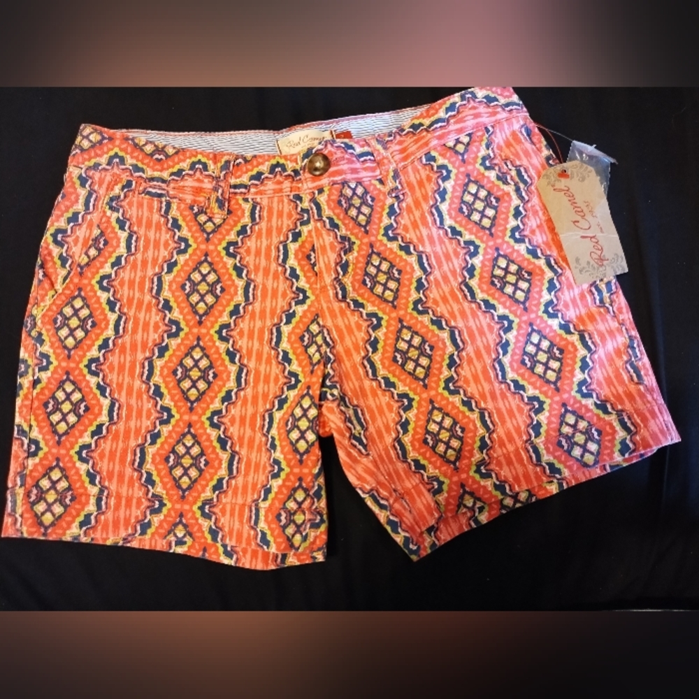 Red Camel Shorts size Juniors 3 NWT Front Pockets